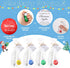 Landical 20 Sets Bulb Bulb Christmas Coworkers Gifts Employee Appreciation Gifts Bulk Light Stress Ball Keychains Pens