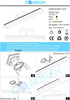 16Inch 9W IP44 4000K Combuh LED Bathroom Vanity Light Lamp Chrome Over Mirror Lighting Fixture Indoor Wall Sconce