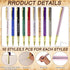 BCVWEG 50 Set Thank You Staff Gifts Employee Appreciation Gift Bulk for Coworkers Motivational Pens with Thank You