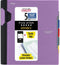Five Star Spiral Notebook, 5 Subject, College Ruled, 200 Sheets, 8-1/2" x 11", Purple, Advance Notebook with Spiral