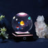 3d 80mm 3.15inch Solar System Model Crystal Ball - Outer Space Astronomy Gifts Room Decor Crystal Sphere Unique Gifts