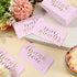 LXUEJIE 100 3.5 2 inch Pcs Thank You Cards, Pink Thank You Cards x Thanks Card with Free Write Pink Thanks Card