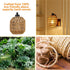 1Pack lobolighting Boho Rattan Wall Sconces Hardwired Hand-Woven Farmhouse Wall Lamps Indoor Rustic Wall Mount Light