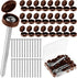 Zhengmy 24 Set 3 Inch Shutter Fasteners Shutter Pins Screws and Caps Bulk