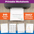 The Ultimate Preschool Curriculum Kit on CD - Printable Workbooks, Lesson Plans for Ages 3-5