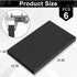 ToLanbbt Polyurethane Foam Sheets, 6P 16 x 12 x 1 Inch Cuttable Tool Box Case Foam Inserts Paddings, Black Cushion Foam Packing Pads for Case Toolbox Game Box Craft Camera Storage