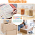 Jeqqinuz 12 5725mm T02/M02 Rolls Mini Printer Sticker Paper, Self-Adhesive Thermal Sticker Paper Compatible with Mini
