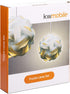 15.7" (40cm) 30-Piece 15ft kwmobile Hanging Puzzle Lamp Kit - Modern Ceiling Pendant Light with Shade to Assemble