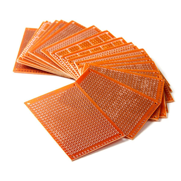 HiLetgo 20pcs Solder Finished Prototype PCB for DIY Circuit Board Breadboard, 5x7cm