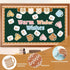 Boho Winter Bulletin Board Decorations, Hot Cocoa Cutouts for Christmas Classroom Decor