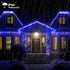 weillsnow 164 500 8 FT LED Christmas Lights Outdoor, Waterproof Christmas Fairy Lights with Timer, Plug in Blue White