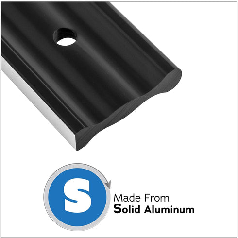 18 Inch Long Anodized Aluminum Straight Edge Bar with .001 Tolerance for Checking Straightness on Metal Surface Tops