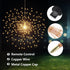 200 LED Starburst Sphere Lights, Firework Lights Battery Powered, Waterproof Hanging Lights for Gardens and Christmas