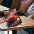2-Side 21.6 28 Cm PVC Menu Book Restaurant Menu Holder with White Corner X for Bars Cafes and Dining Tables