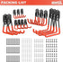 15 TORACK PCS Garage Storage System Hooks, Shelving Hooks for Keyhole Shelving Units Wall Mount Utility Hooks