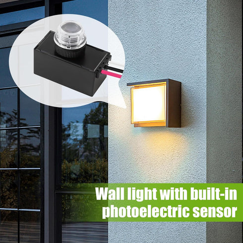 PPZ 120-277V, Dusk to Dawn Sensor for Outdoor Lighting Photocell Sensor for Outdoor Light, Photoelectric Switch, Light