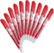 Zebra B-WKS11-R Optex 1 EZ Highlighter, Red, 10 Pieces