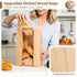 50 Packaging, (50) Funcoo Paper Bread Bags for Homemade Bread, Sourdough Bread Bags Bakery Bags with Window/Tin Tie Tab