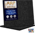 Felt Corkboards for Wall, 6 Pack 12 x 12-1/3" Black Self-Adhesive Cork Board Tiles with 100 Push Pins