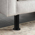 4pcs 12-18cm Toddmomy Adjustable Bed Frame Support Legs, Black Furniture Legs Replacement for Bed Frame Slats Support