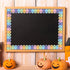 Whaline 32.8Ft Halloween Bulletin Board Border - Pastel Color Ghost Die Cut Trim Roll for Classroom
