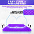 Tailbone EcoNour Gel Seat Cushion for Long Sitting (Large & Thick) - Pressure Relief Honeycomb Support for Back