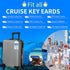 ZHEMEILU 15 Set Pcs Cruise Essentials Accessories Kit Must Haves Include Non-Surge Power Strip, Retractable Cruise