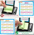 Tenceur 10 Pcs Thank You Gifts Sticky Note Holders - Appreciation Gifts for Employee Coworker with PU Leather Box