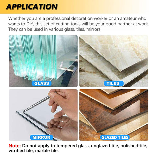 Manual Tile Cutter, 2 in 1 Glass Tile Cutter Hand Tool with Glass Breaking Pliers for DIY Cutting