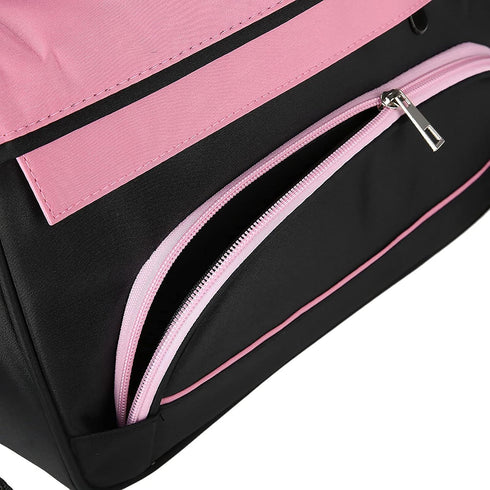 PABVZS Hairdressing Tool Carrying Bag Travel Storage Case Bag with Shoulder Strap Portable Barber Toolkit Storage Bag