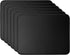 Mouse Pad Bundle - 6 Premium Waterproof Gaming Mouse Mats, Non-Slip Rubber Base, 11 x 8.7 inch, Black