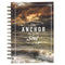 Large Hardcover Christian Art Gifts Journal with Scripture Hebrews 6:19, 192 Ruled Pages, Wire Bound