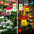 Mushroom Solar Lights Outdoor, Waterproof Fairy Houses Lights, Decorative Solar Powered Garden Stake Lights for Lawn.