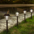 EXCMARK 10 Pack Solar Lights Outdoor Decorative Garden Yard Lights for Pathway Walkway Sidewalk Driveway. (Brown, Warm