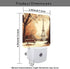 Generic 1pcs Paris Tower Night Lights Plug Into Wall, Autumn Romantic Autumn Leaves Park Bench Fall Warm Beige Plug