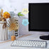 Zonon 2 Pieces Monitor Memo Board, Memo Boards for Computers Transparent Acrylic Monitor Side Panel Office Desk