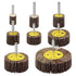 8 Pcs Flap Wheel Sander Set, 1/4" Shank 8Size Flapper Wheel for Removing and Polishing Rust Paint (80 Grit)