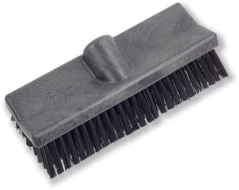 SPARTA 40423EC03 Plastic Floor Scrub Brush, Wall Brush, Equipment Brush, 10 Inches, Black for Industrial Cleaning