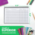 The Superior Register - Simple Account Tracker, Big Checkbook Register, 1 Pack, Purple