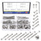 Glarks 141Pcs M6 Hex Drive Socket Head Cap Bolts Assortment Kit, 140Pcs 14