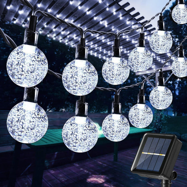 Toodour Solar String Lights Outdoor, 36ft 60 LED Globe String Light with