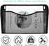 EASEPRES Mesh 6 Pack Wall Mounted File Holder, Metal Hanging Vertical Pocket Organizer for Office and Home, Black