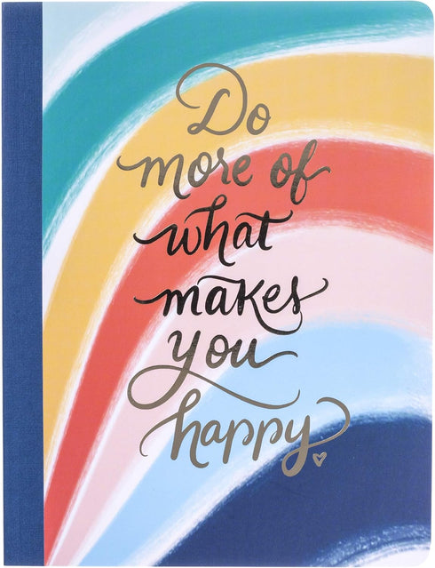 Graphique Happy Dotted Grid Notebook | 120 Pages | Premium Paper | Journal | Diary | Project Planner | 7.5” x 9.75”