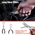 7-piece Set WORKPRO Pliers with Groove Joint, Long Nose, Slip Joint, Linesman, and Diagonal Pliers for DIY & Home Use