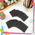 Yinder 24 Pcs Inspirational Sticky Notes | Cute Motivational Pad for Coworkers & Office Supplies | 3 x 3'' (Black)
