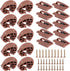 10PCS Drawer Slide Track Guide Glide for Kenlin, Rite Trak 2, Center Mount Drawer for Dressers, Hutches, Nightstand
