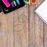 NUOBESTY 2 Boxes Rubber Bands, Office Supplies Elastic Stretchable Bands for Home and School