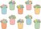Teacher Created Resources Rustic Bloom Mason Jars Accents (TCR8551)