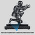 Knight Pen Holder with 2 Pens, Funny Resin Desk Organizers and Accessories for Cool Office Gadgets and Decorations