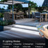 32.8ft IP68 ZAIYW Solar LED Strip Lights Outdoor, Fully Waterproof Strip Lights with Timer Remote Dim, Self-Adhesive